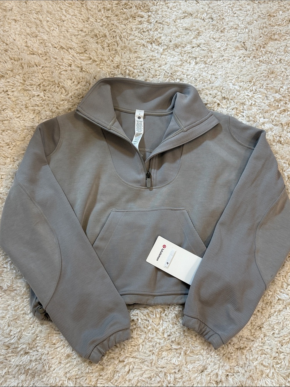 NWT Lululemon Softstreme Half-Zip Sweatshirt